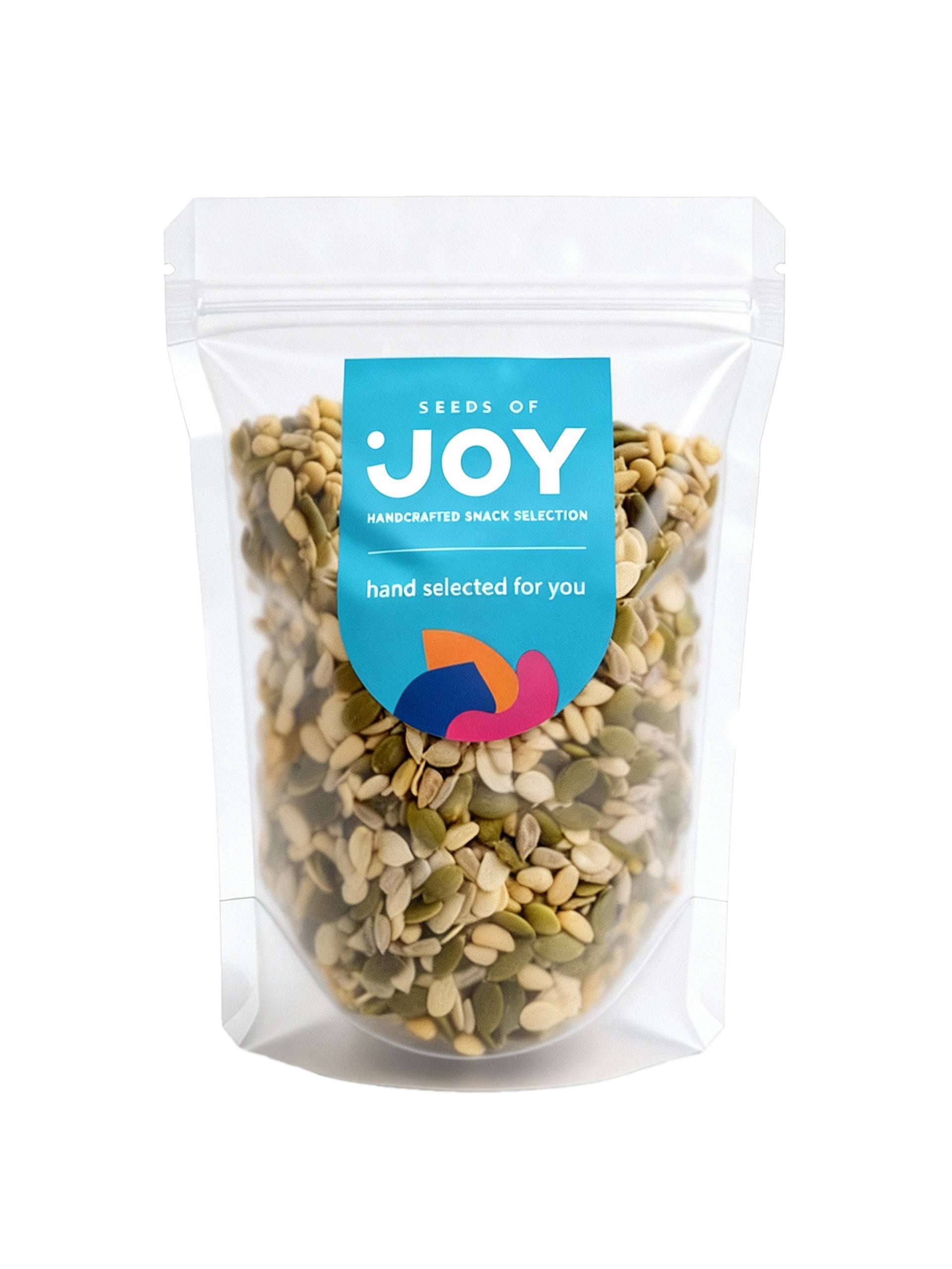 Seeds fo Joy Healthy Seeds Mix front packaging. Hand selected for you. Shop now in Singapore.