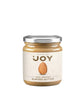 Seeds of Joy Almond Butter front jar. 100% Organic