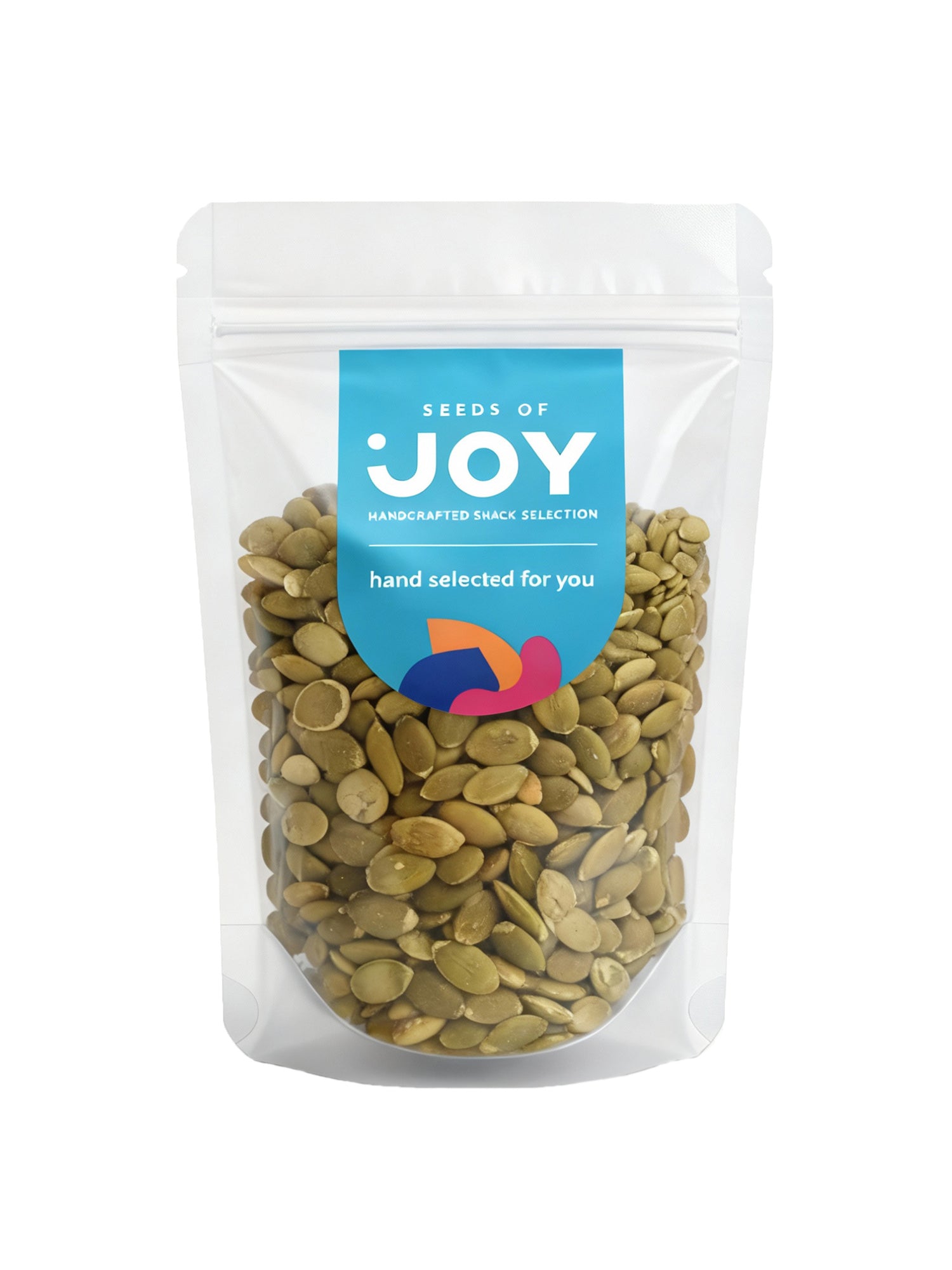 Seeds of Joy Green Melon Seeds front packaging. Hand selected for you.