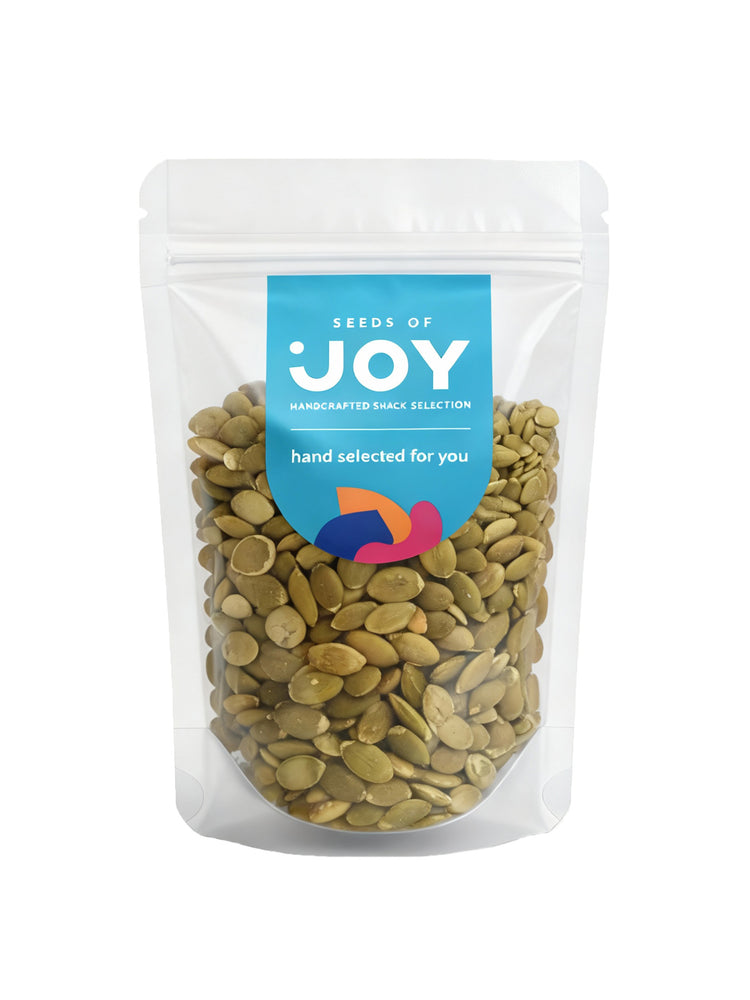 Seeds of Joy Green Melon Seeds front packaging. Hand selected for you.