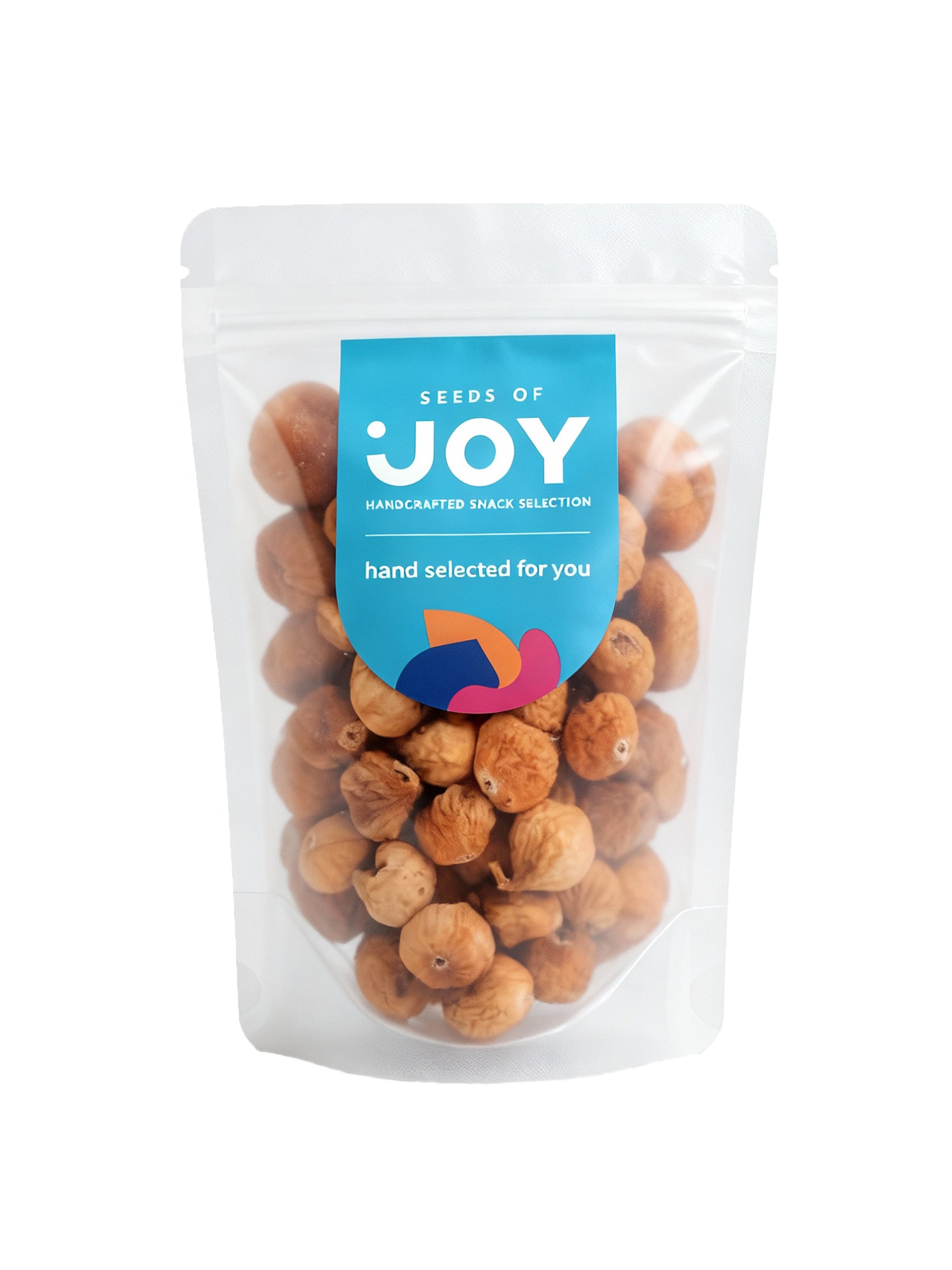 Seeds of Joy Whole Figs front packaging. Hand selected for you.